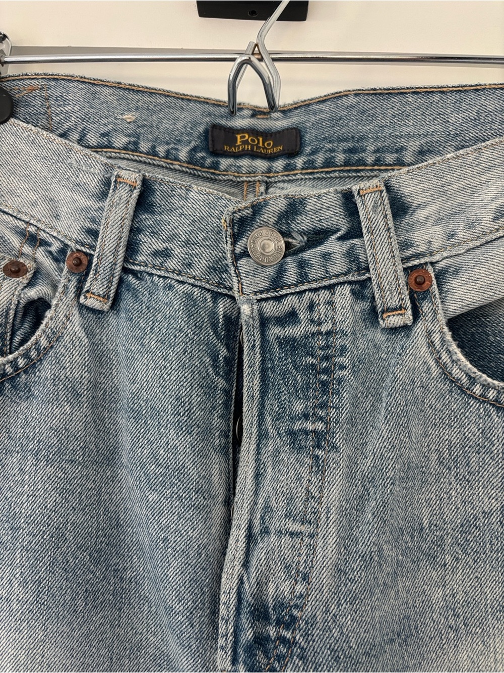 Polo by Ralph Lauren Women's Straight Leg Light Blue Jeans